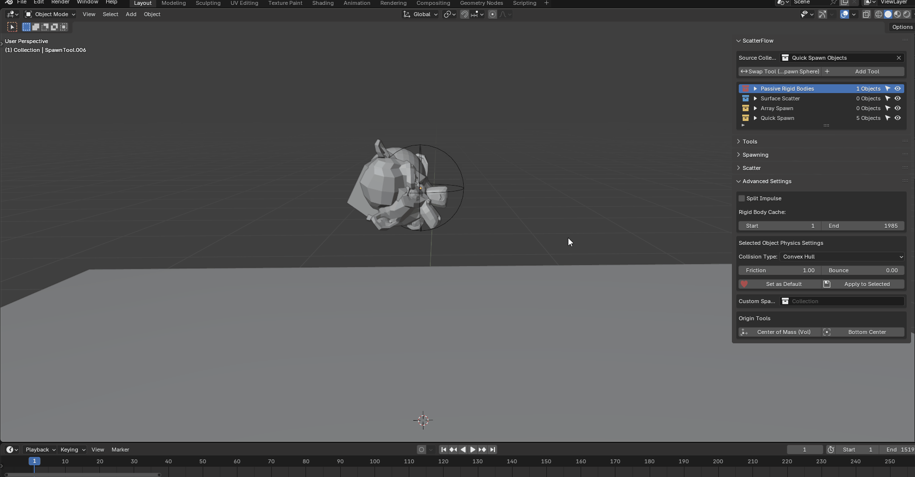Split Impulse example